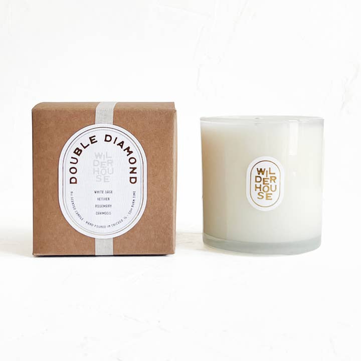 Double Diamond Candle for wholesale by WILDERHOUSE