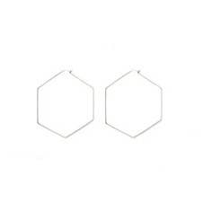 Colab Nut Medium Hoops - 2.25" Earrings for wholesale by Limbo Jewelry