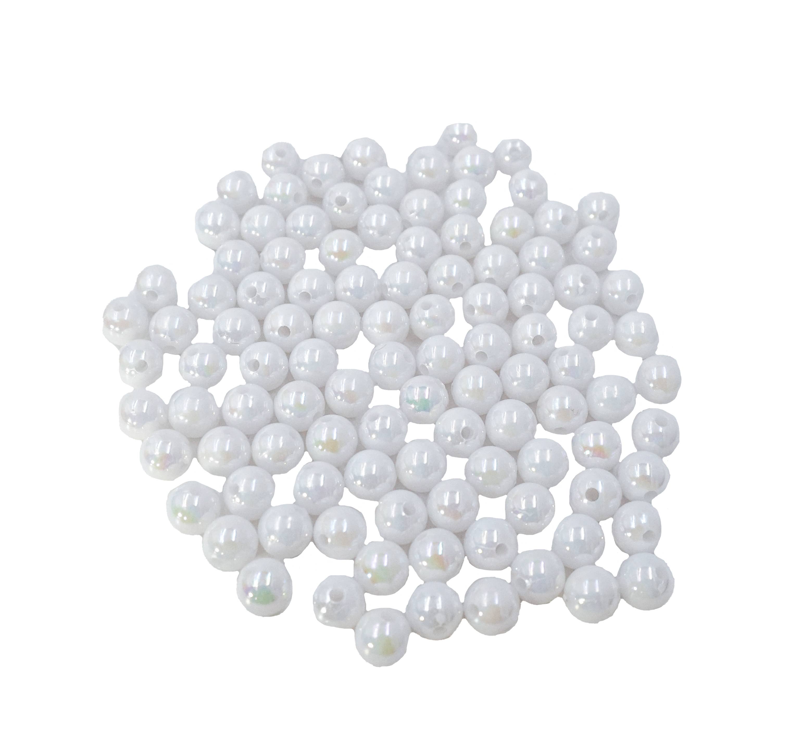 Angels Craft – wholesale Pärlor – Akrylpärlor – Blandade AB-färger, 8 mm2