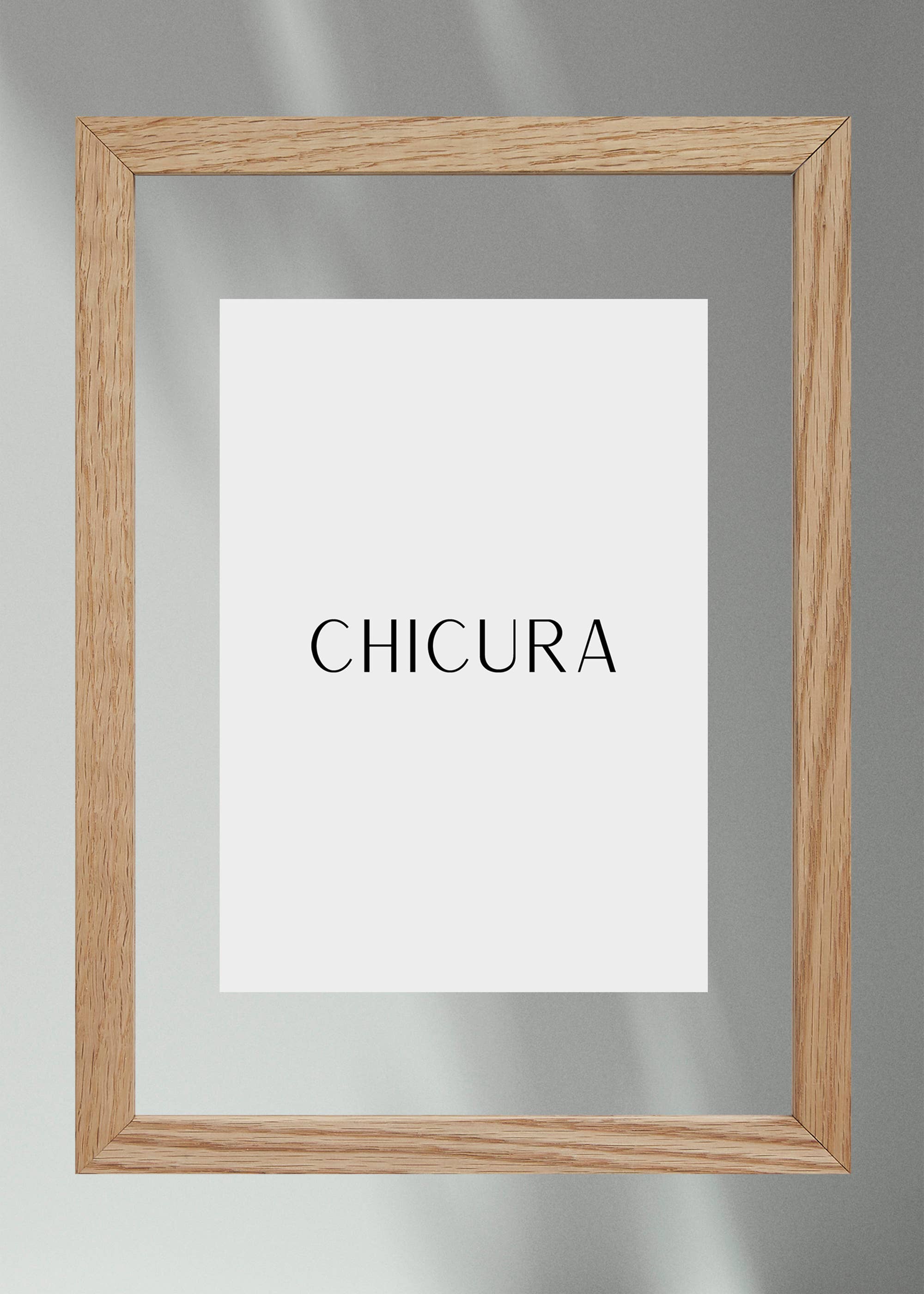 ChiCura Copenhagen - Wholesale Picture Frame - Linia Transparent Oak Frame - A40