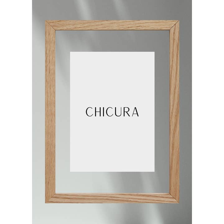 ChiCura Copenhagen - Wholesale Picture Frame - Linia Transparent Oak Frame - A4