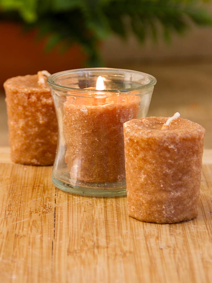 Caramel Coffee Cake 3 Pack Votive Wholesale for wholesale by Warm Glow Candle Company