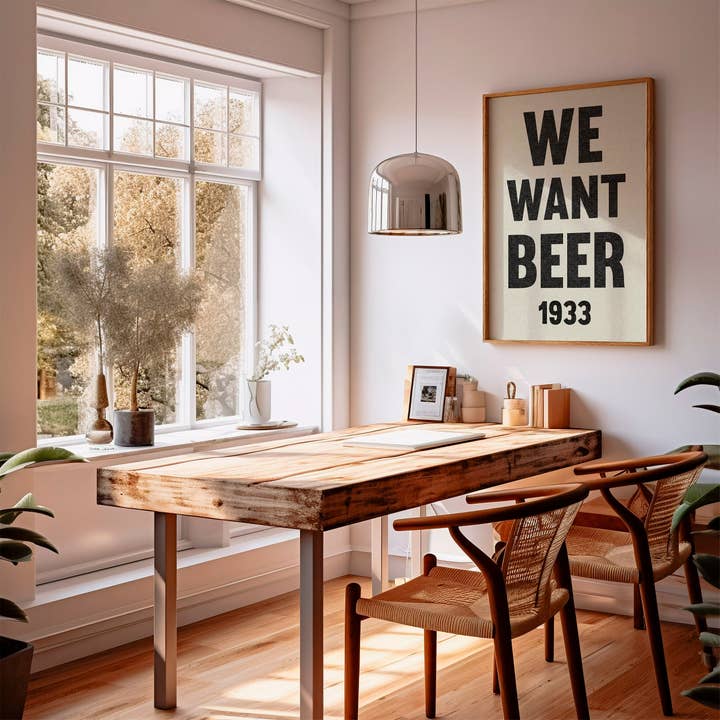 Tejas Country Club - Wholesale Poster - We Want Beer Prohibition Art Poster Print