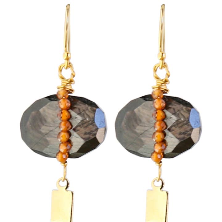 Catherine Page Jewelry - Wholesale Dangle Earrings - Solo Earrings in Black Spinel0