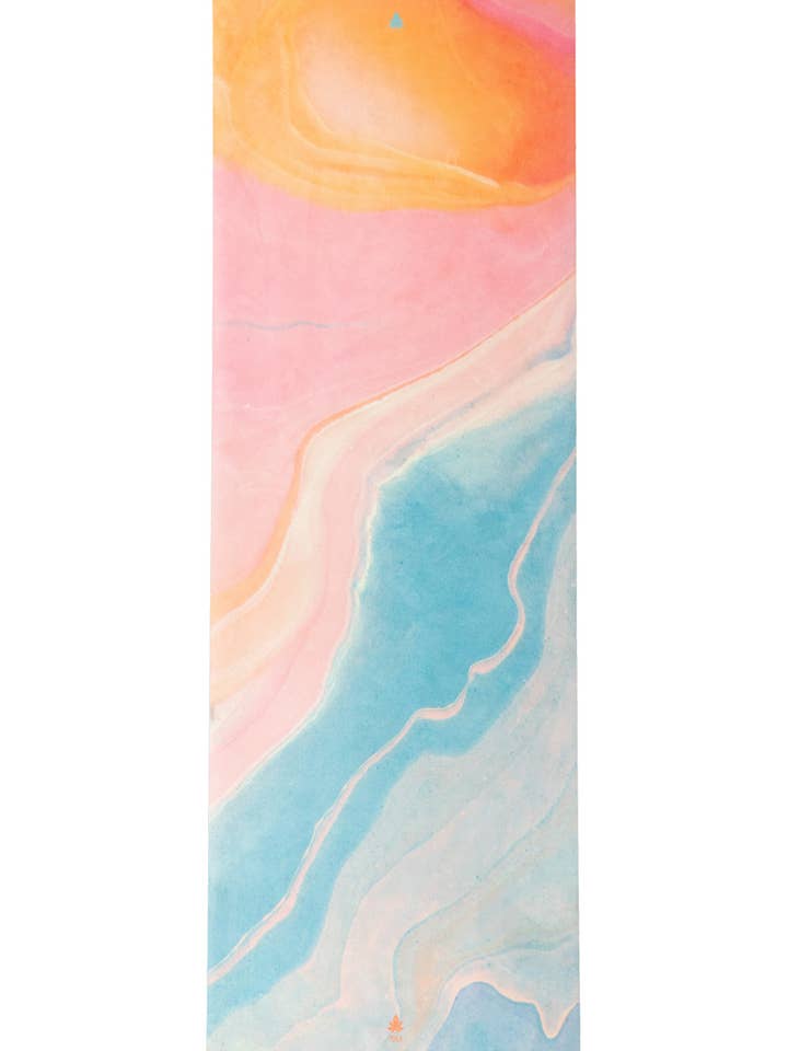 Mala Hybrid Yoga Matte Mango Smoothie for wholesale by MALA Yoga