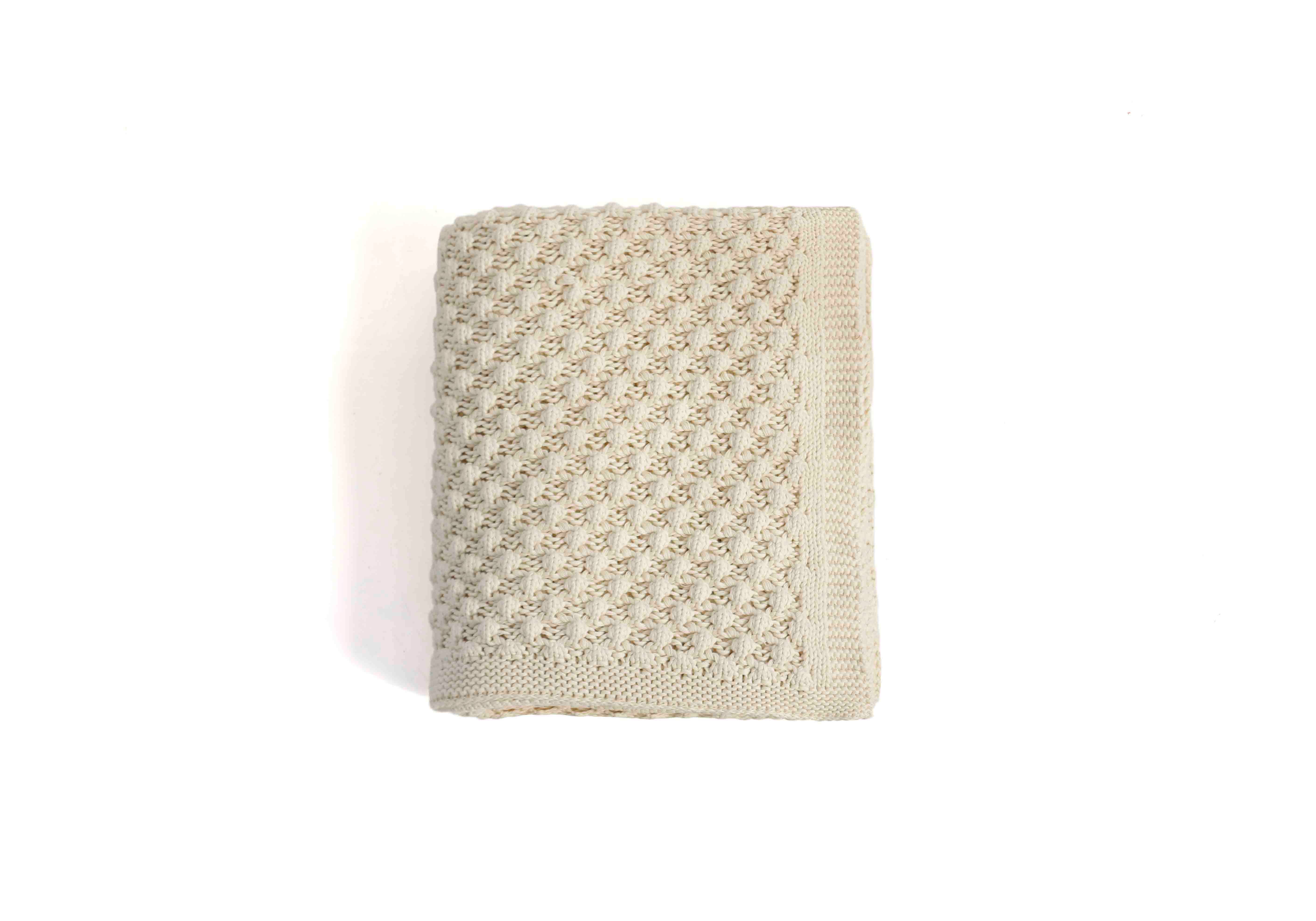 Darzzi - Wholesale Throw Blanket - Popcorn Cotton Knitted Throw Blanket9