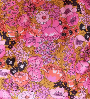 Blue Boheme – Engroshandel Kjole - Dame – Hawaii maxi-kjole med pink print5