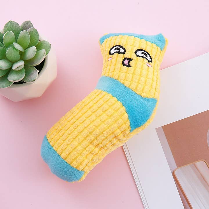 Toby Supply - Wholesale Pet Plush Toy - Dog - Plush Socks Chew Toy, Fun for Dogs, PP Cotton_CWMM5464