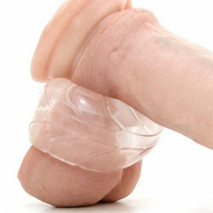 Lynk Pleasure - Wholesale Sex Toy - Clear TPR 2 Inch Soft Ball Stretcher Ring for Testicles7
