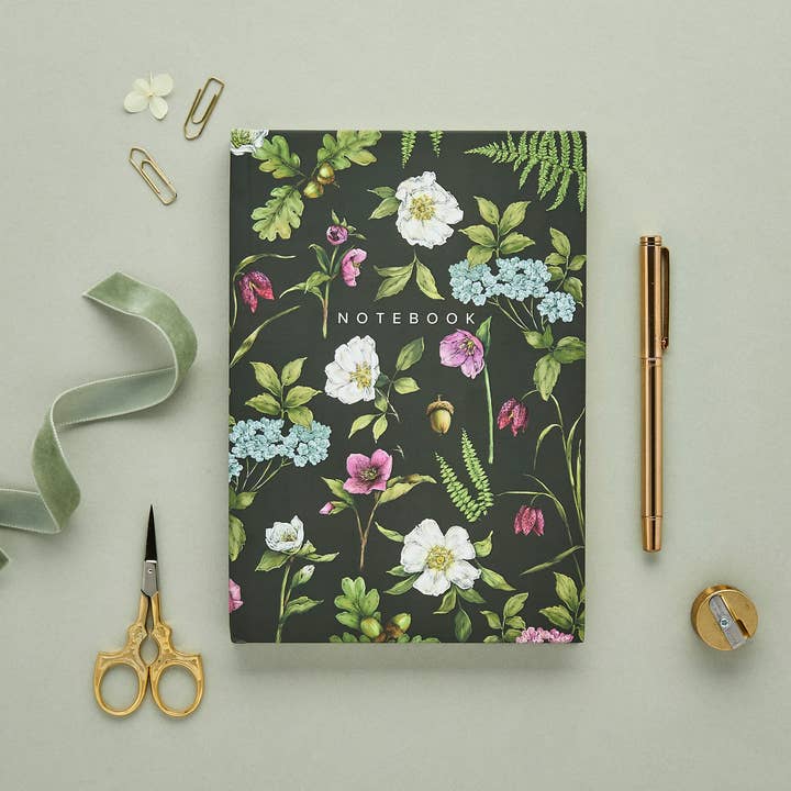 Catherine Lewis Design - Wholesale Notebook - Cottage Garden - Hardback Notebook Journal1