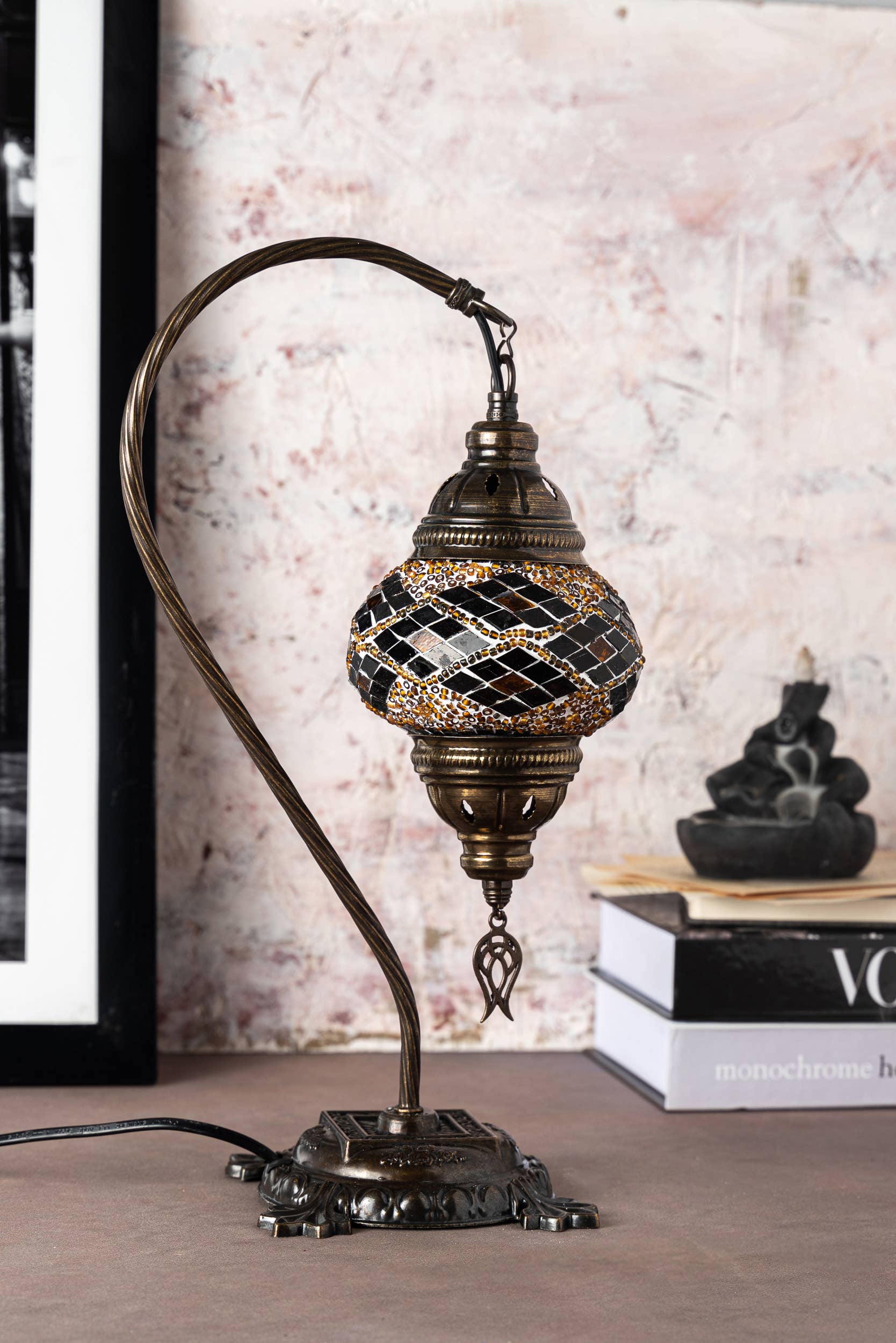 KAFTHAN - Wholesale Accent/Desk Lamp - Swan Neck Mosaic Lamps | Christmas & Holiday Decor Lighting42