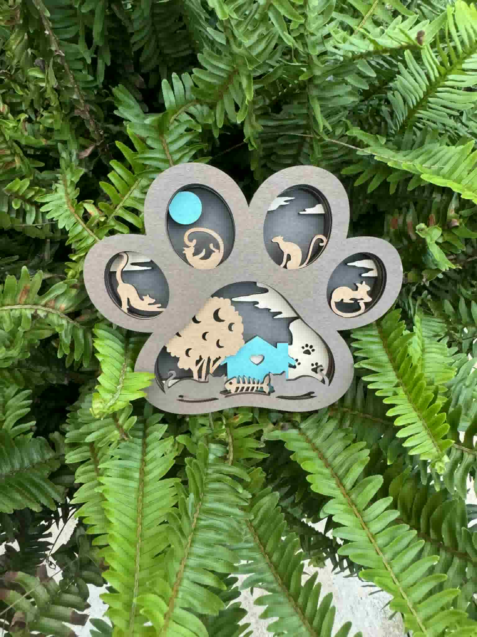 The Wilusz Way - Wholesale Decorative Tabletop Object - Cat Paw Print