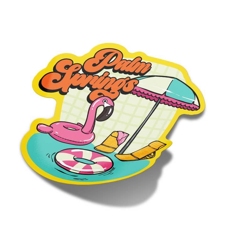 Girls Printing House - Wholesale Sticker - Palm Springs 22 Vinyl Waterproof Stickers0