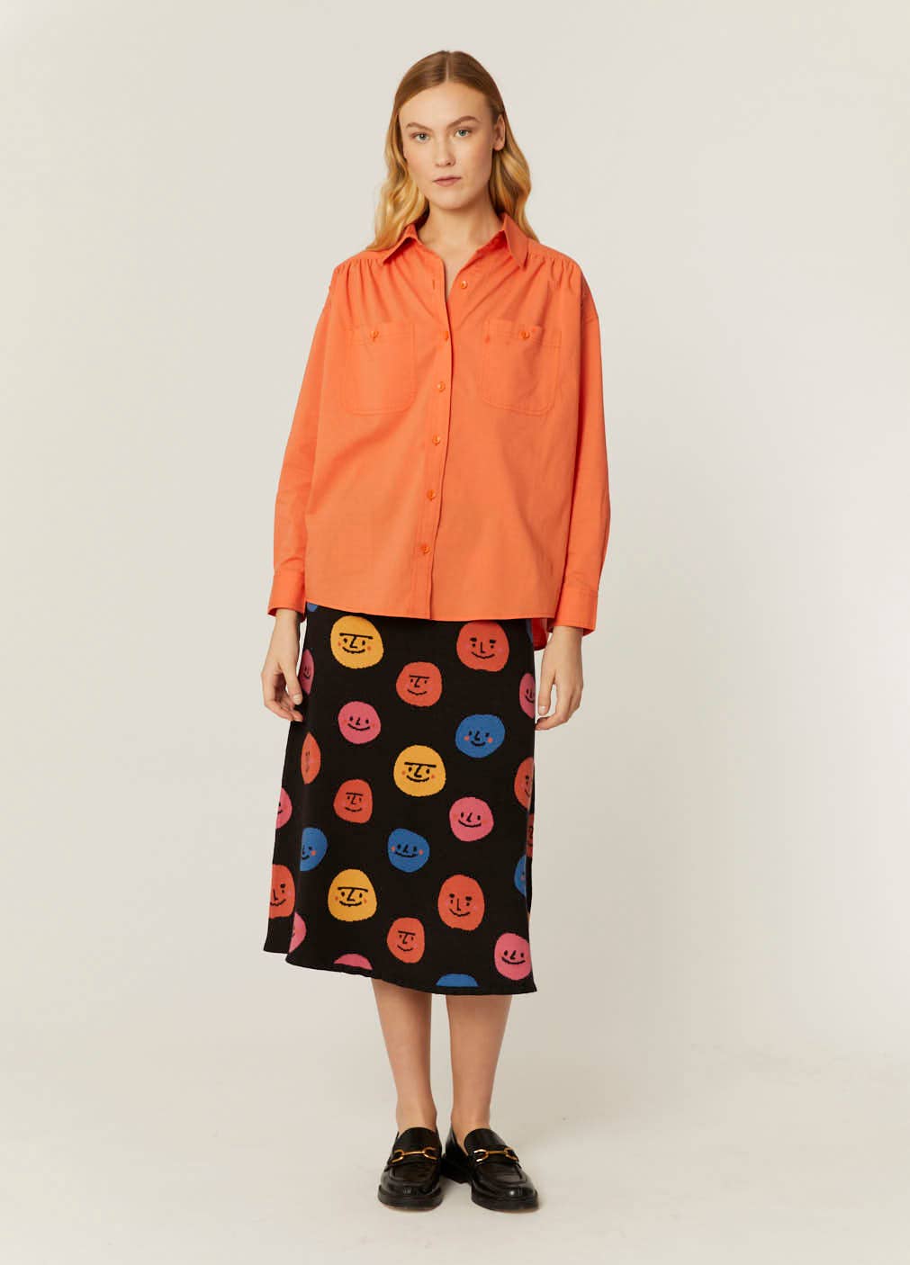 Pepaloves - Wholesale Button Down Shirt - Women's - CAMISA OVERSIZE MELOCOTON4