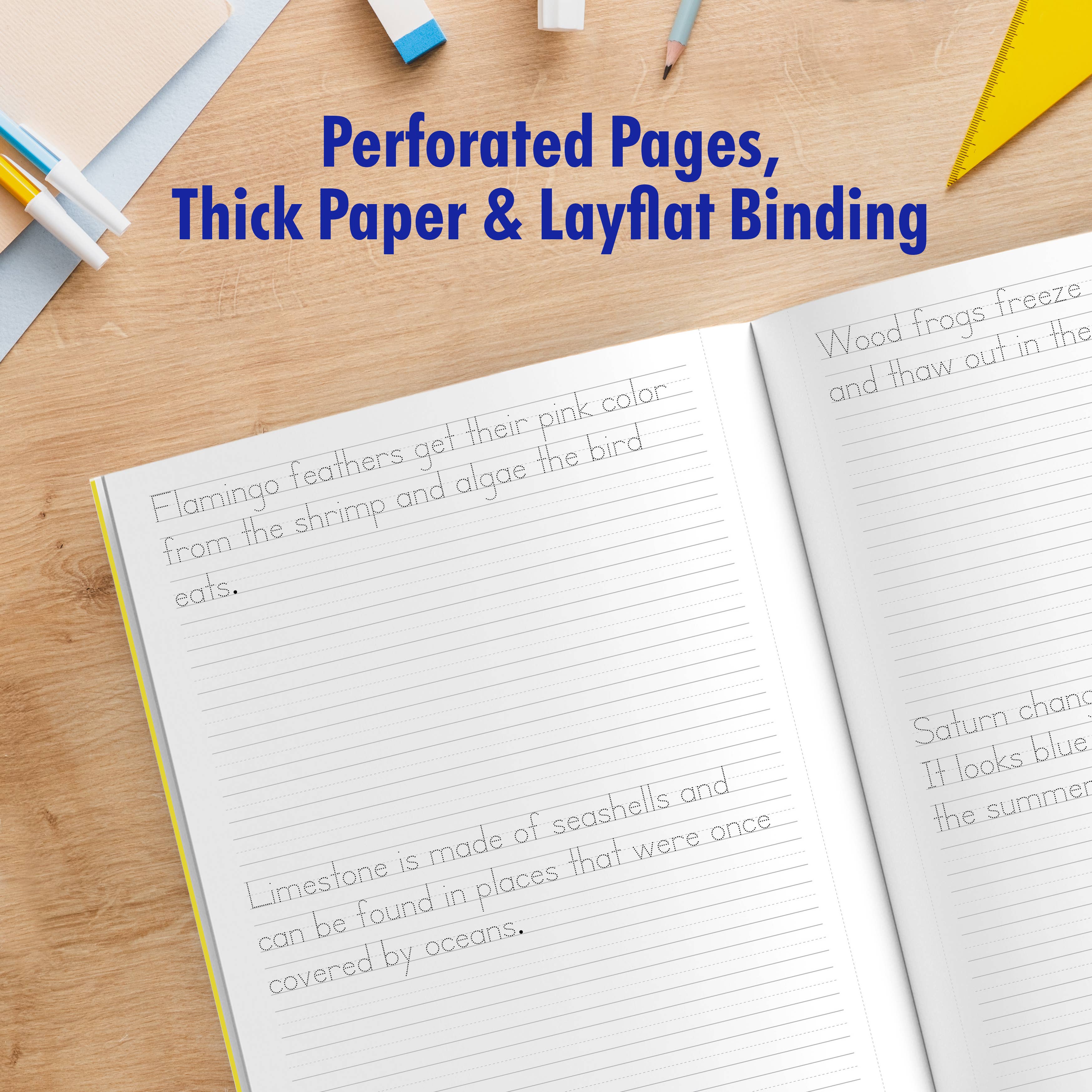 Blue Star Press - Wholesale Middle Grade Book (9-12) - Print Handwriting Practice for Kids 8-12 (with fun facts!)1