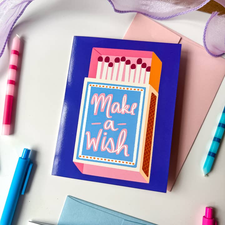 Make A Wish | Greeting Card for wholesale by Oak Shore Collective LLC