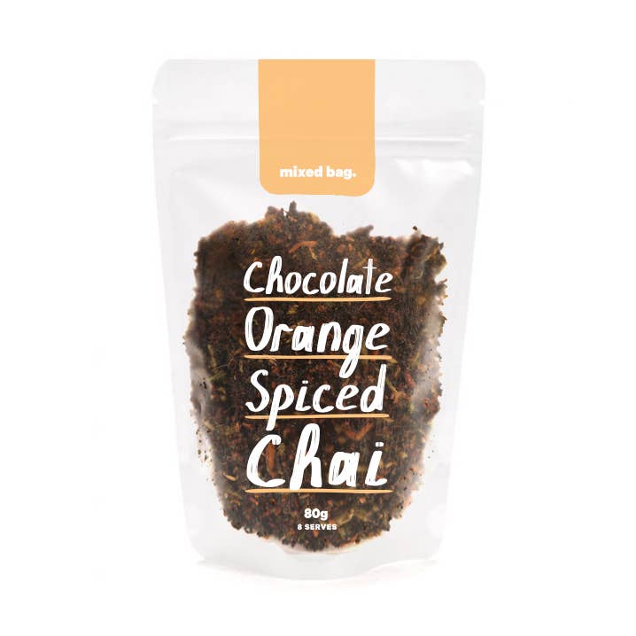 Chocolate Orange Spiced Chai - 80g for wholesale by Mixed Bag