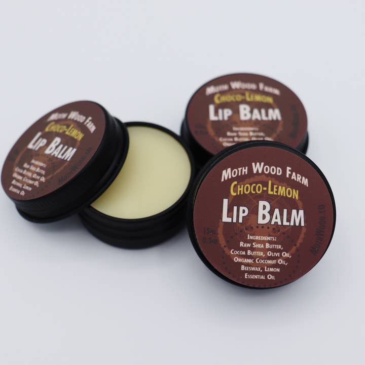 Choco-Zitronen Lippenbalsam für den Großhandel von MOTH WOOD