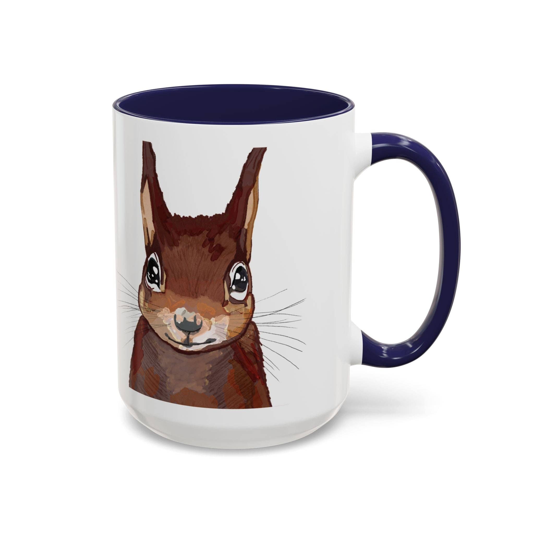 Blue Cava - Wholesale Coffee Mug - Squirrel Two Tone Coffee Mugs (11oz & 15oz)15