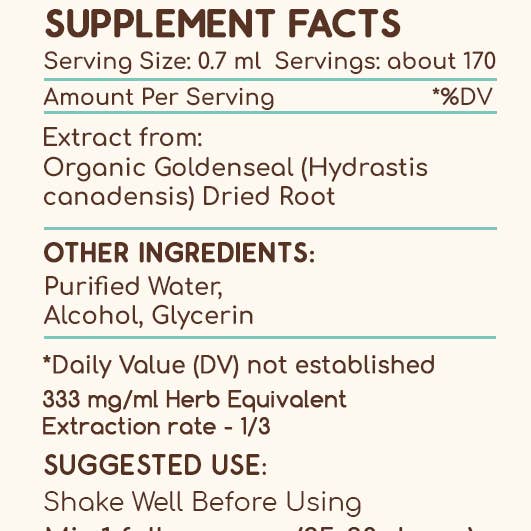 HerbEra – wholesale Tincture – Goldenseal Root Tincture7