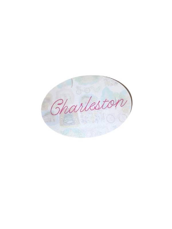 La pegatina multicolor de Charleston para venta al por mayor de The Tiny Tassel