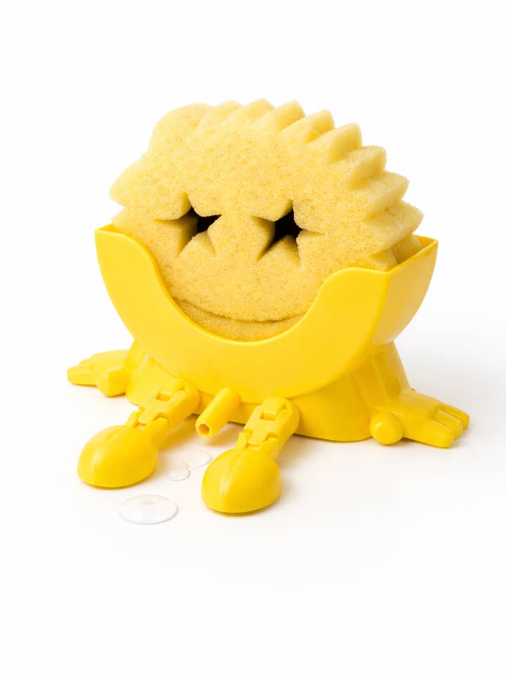 Scrub Daddy Sponge Holder with Legs and Spout for Draining for wholesale by Bub's Trading Post