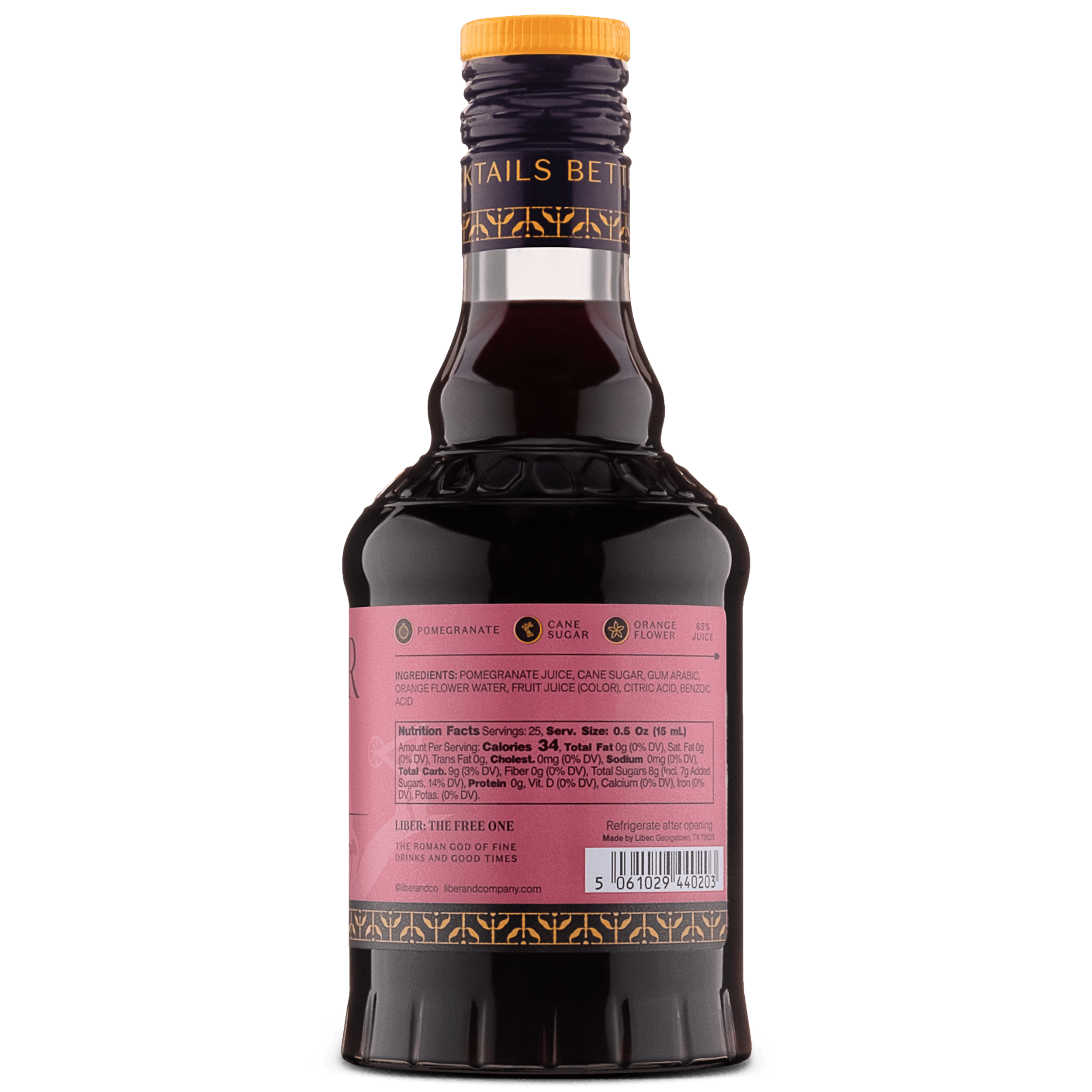 Liber & Co. - Wholesale Cocktail Mix/Syrup - Real Grenadine5