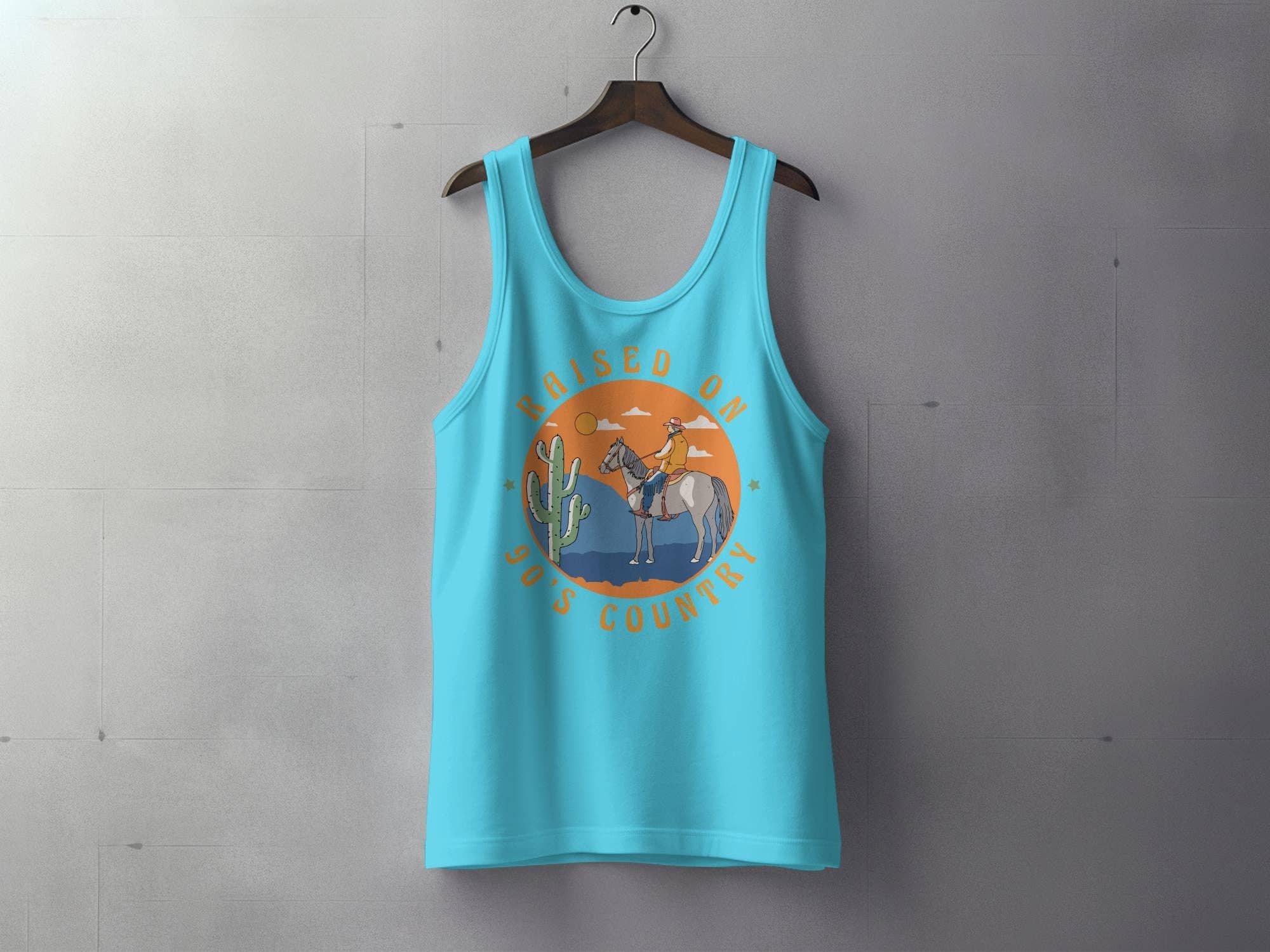 FreakyTeeFactory - Wholesale Screen Printed T-Shirt - Women's - Vintage 90's Country Raised Graphic Tee, Western Cowboy & Horse T-Shirt, Retro Style Shirt14