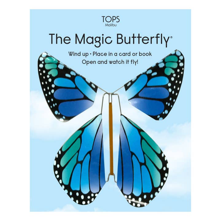 TOPS Malibu – Großhandel Scherz-/Geschenkartikel – Flying Magic Butterfly® - Regenbogen - Verschiedene Farben