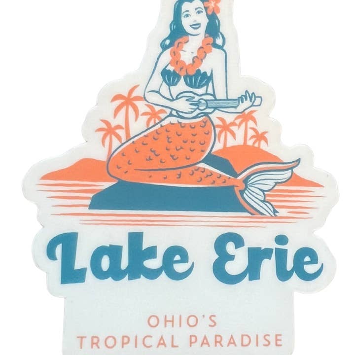 Mistakes on The Lake - Wholesale Sticker - Lake Erie Mermaid Sticker1