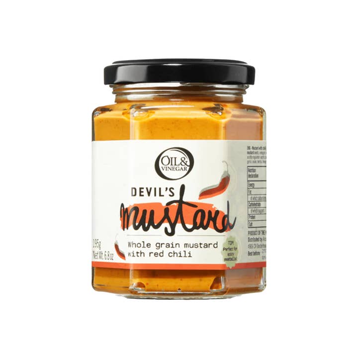 Devil’s Mustard 195g for wholesale by Oil & Vinegar