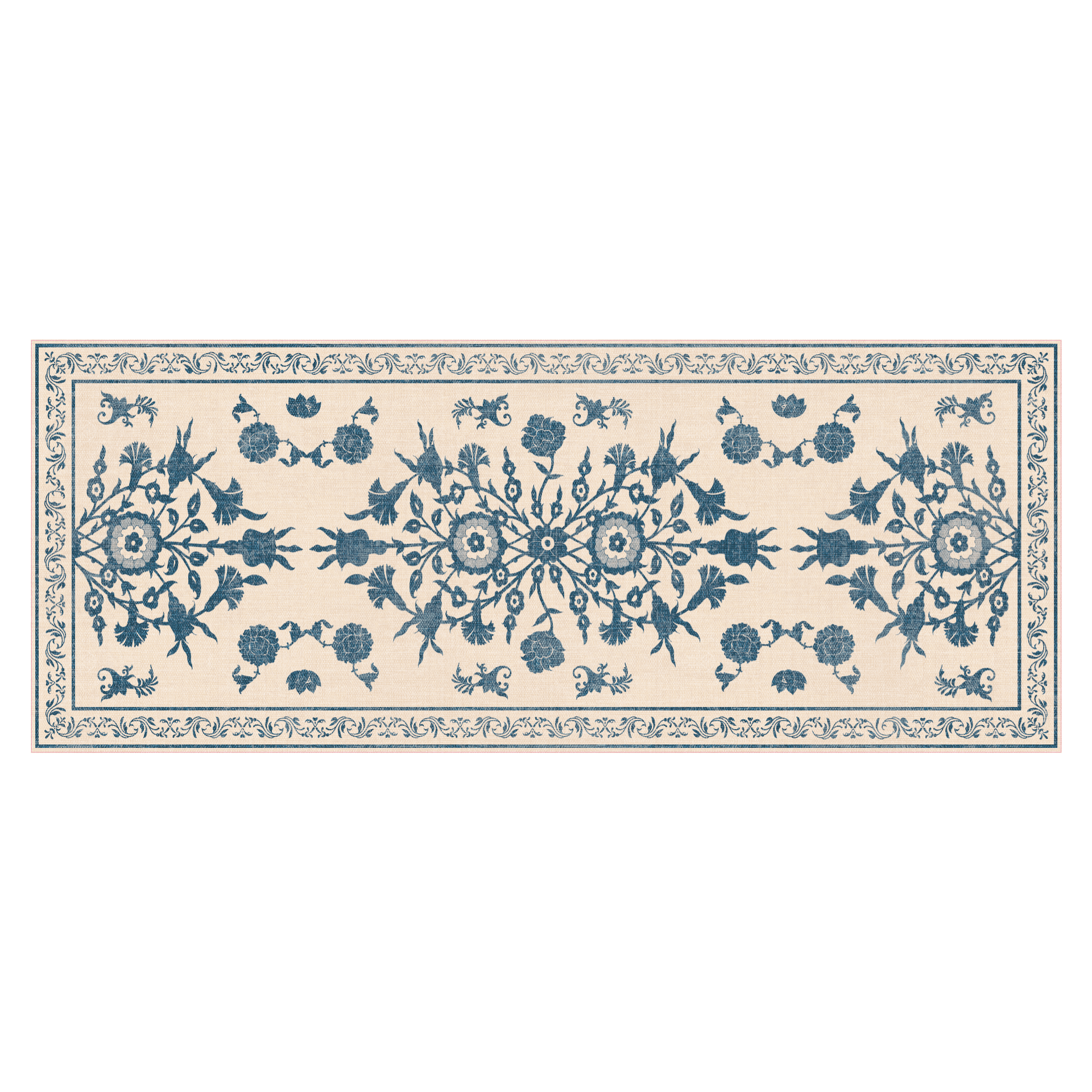 Carolina Creekhouse - Wholesale Floor Mat - Amelia FloorFlat | Blue - Premium Vinyl Mat3