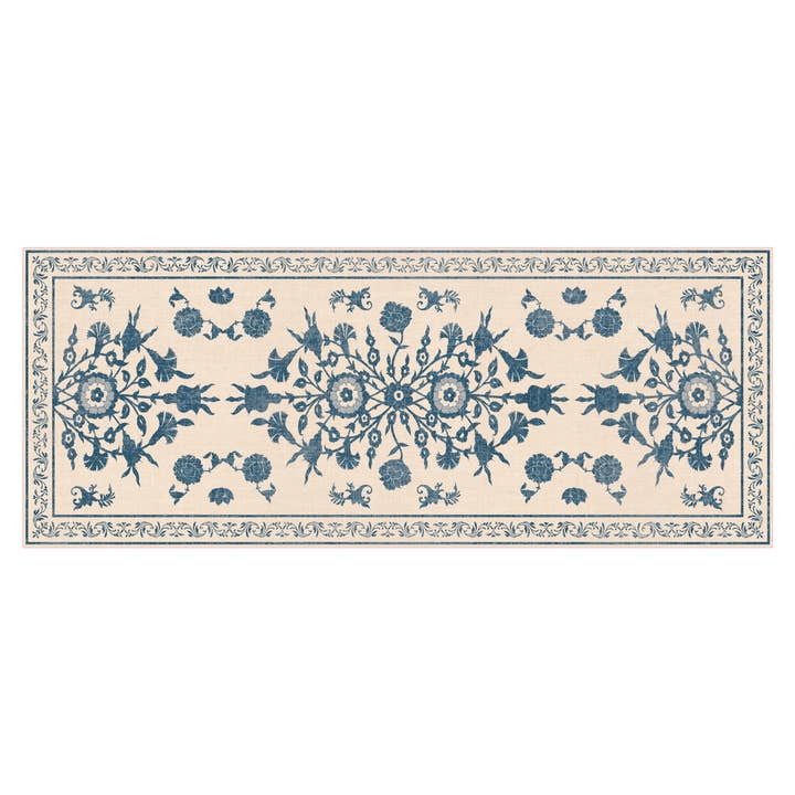 Carolina Creekhouse - Wholesale Floor Mat - Amelia FloorFlat | Blue - Premium Vinyl Mat3