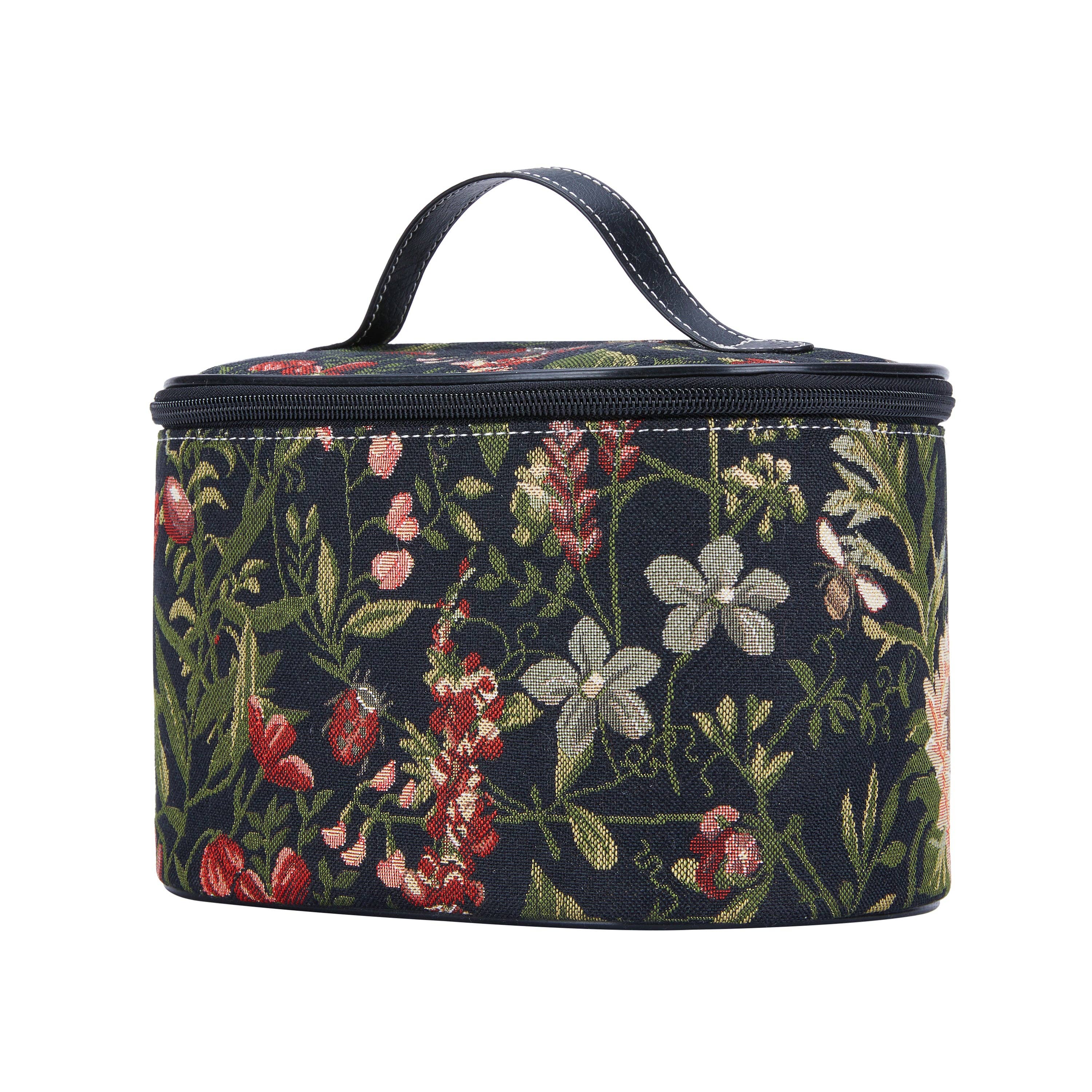 Signare Tapestry – wholesale Toiletry bag – women's – Morning Garden Black - Toiletry Bag6