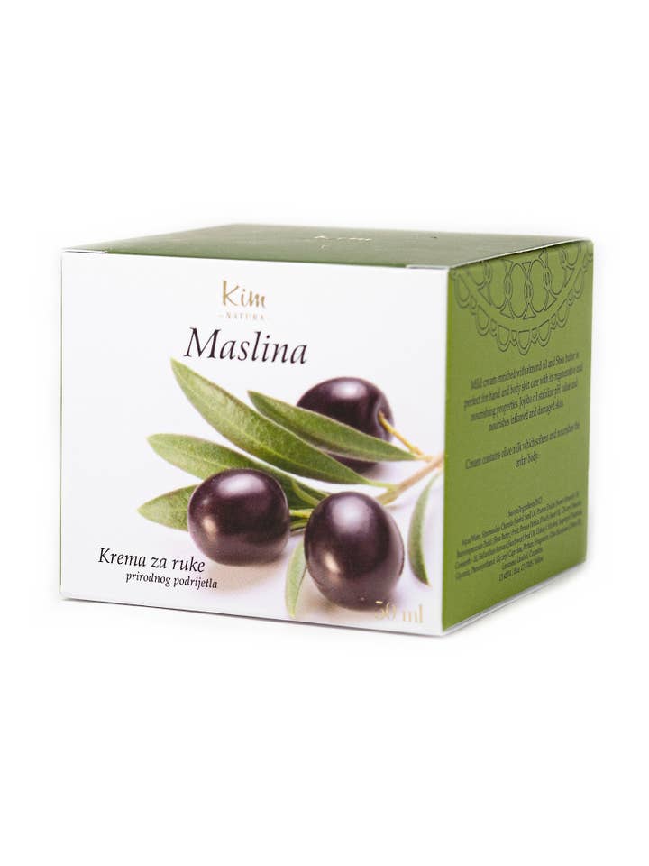 Crème pour les mains Kim Natura à l'olive 50 ml pour la vente par SferaNatura by INCI SRL