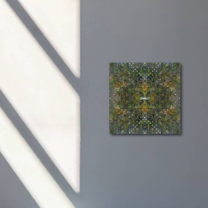 "reconnecter avec vous" - série : vous êtes chez vous, impression métallique pour la vente par DOEQUO