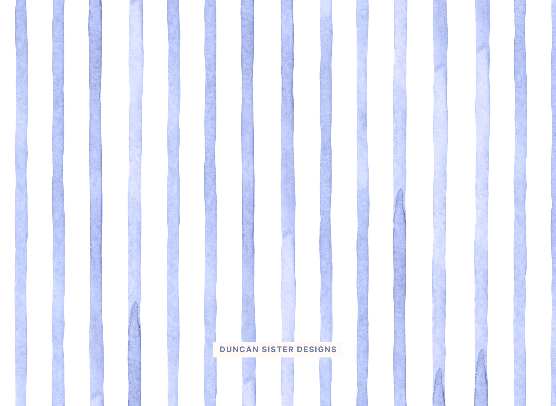 Duncan Sister Designs - Wholesale Stationery/Notecard Set - Spring Stripe Preppy Notecards – Set of 8, USA Made5