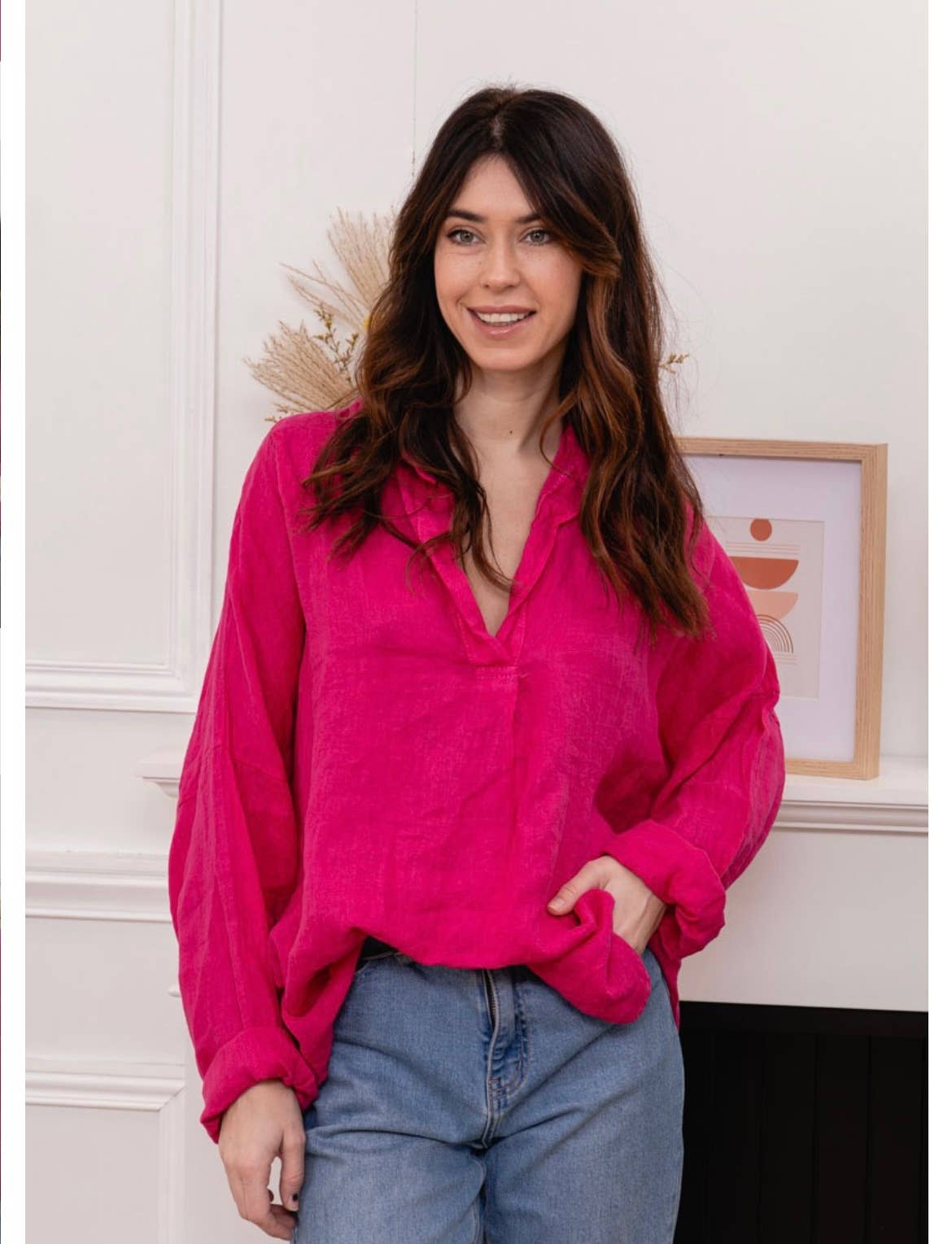 LINEN & COTTON HOUSE – Túnica - Mulher por atacado – CAMISA DE LINHO PARA MULHER 97188ROUPA PRIMAVERA VERÃO9