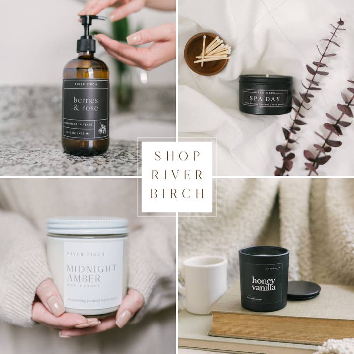 River Birch Candles - Wholesale Room & Linen Spray - Almond + Honey - 4 oz Amber Glass Room + Linen Spray4