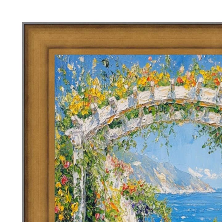 Moldura de Metal Dourado Industrial Inclinado 12x12 por atacado de Modern Memory Design Picture Frames