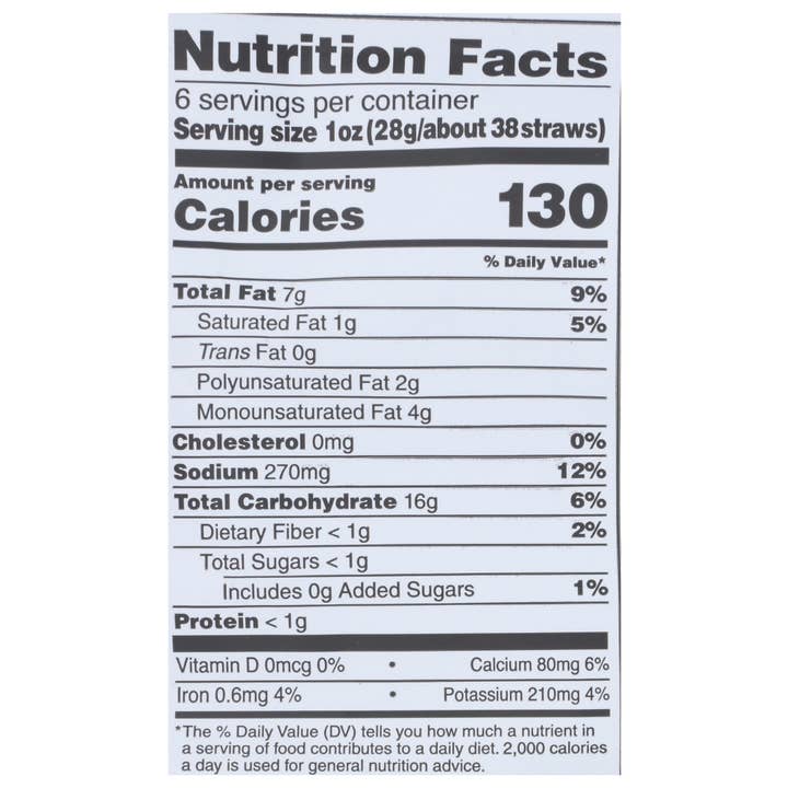 KeHE Distributors, LLC - Wholesale Chips - Sensible Portions Straw Veggie Ranch 7 oz2