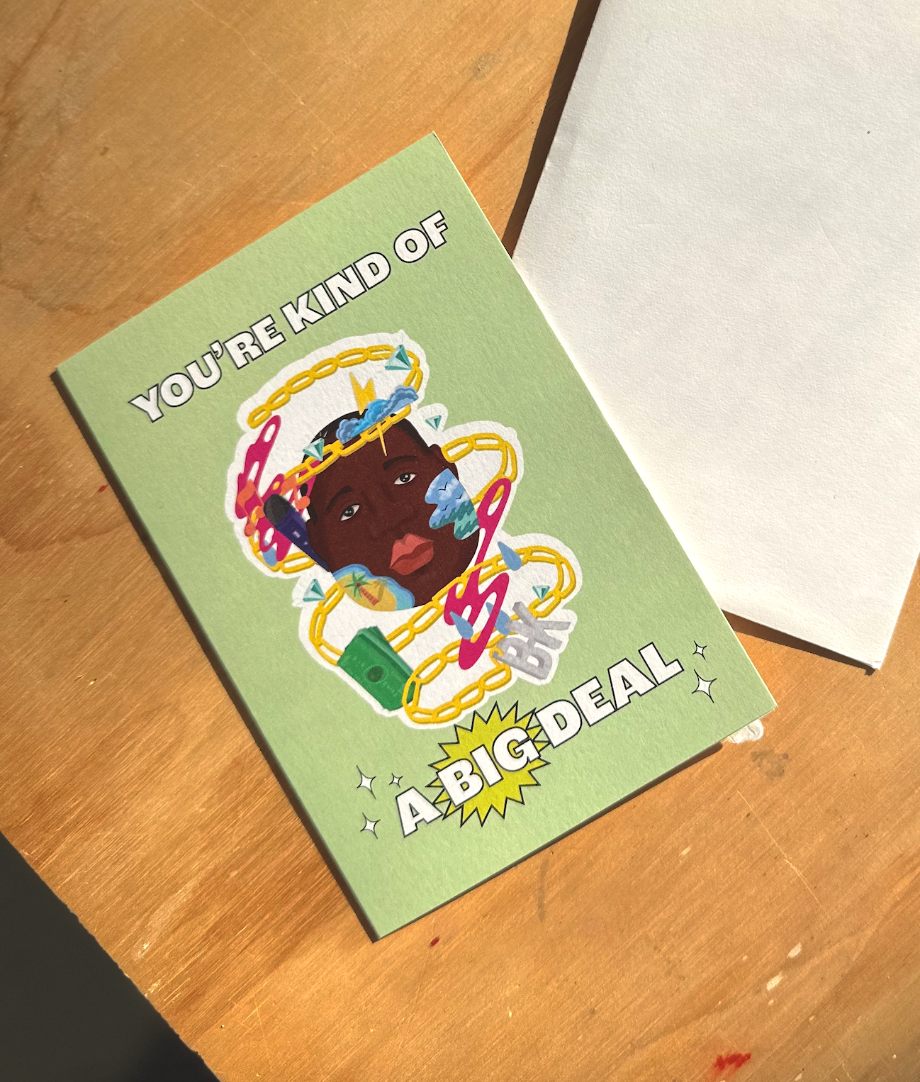 Women of Type - Wholesale Birthday Card - You're a BIG Deal | Biggie Smalls Greeting Card 4x6"1