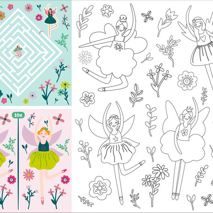 Set d'activités - Fée fabuleuse - 6 pièces pour la vente par Folat BV