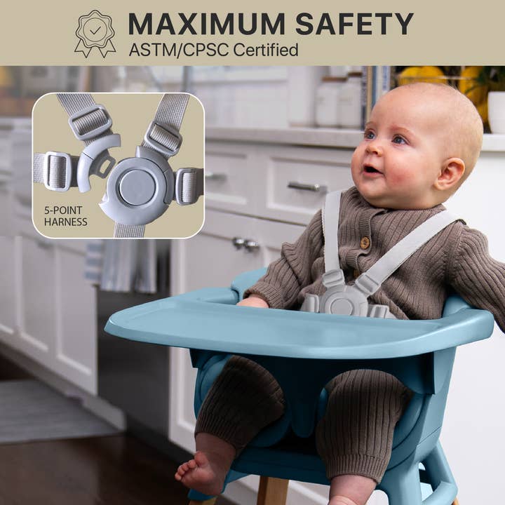 Evrloop - Wholesale Highchair - Baby - Evrloop 3-in-1 High Chair - Sustainable Design that Grows with Your Child3
