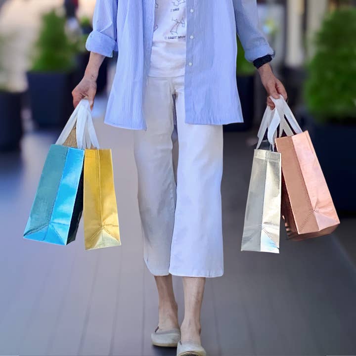 Wrapables.com - Wholesale Gift Bag - Wrapables Glossy Non-Woven Reusable Gift Bags with Handles4