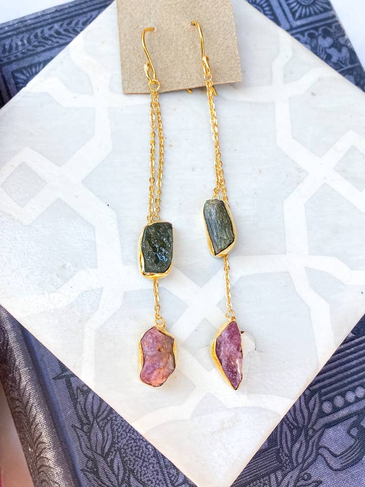 Tourmaline Drop Earring for wholesale by Winton and Waits