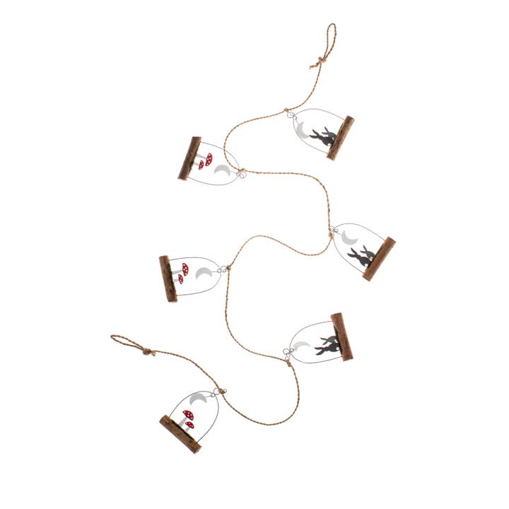 Shoeless Joe Ltd - Wholesale Bunting/Garland - Rabbits & Toadstools Garland