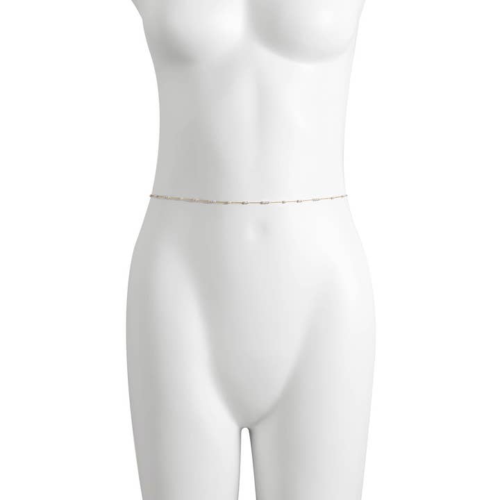 White Sexy Peral Waist Chain DPJYD8 for wholesale on Faire8