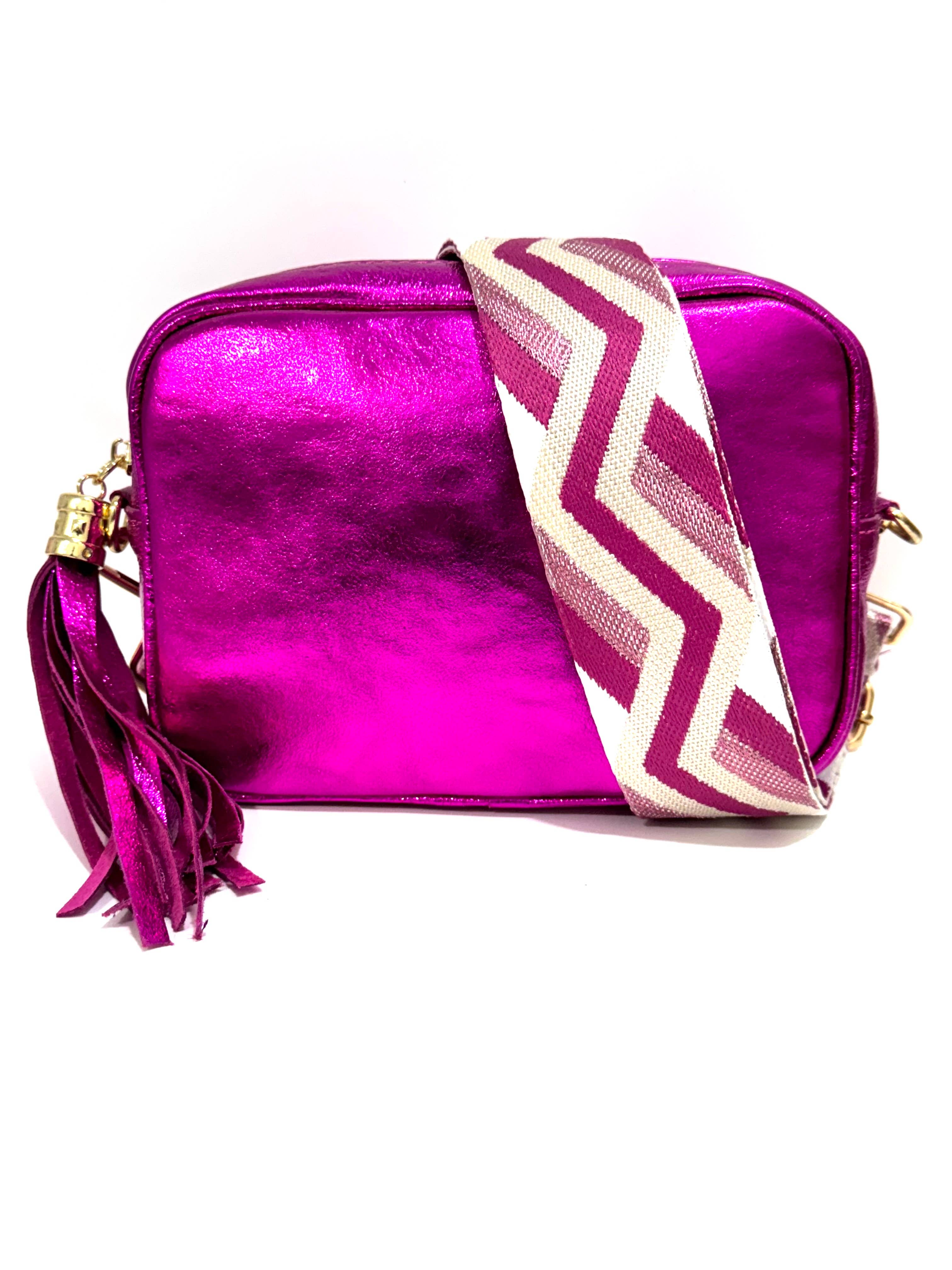 Cassette Barcelona - Wholesale Crossbody bag – Women's - Cassette - Tutti Frutti Crossbody Metallic Fuschia