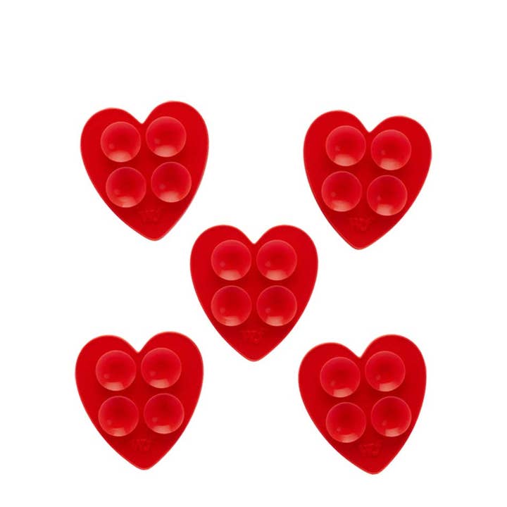 Rode Mini Hart Stickeez voor wholesale door Wildflower Cases